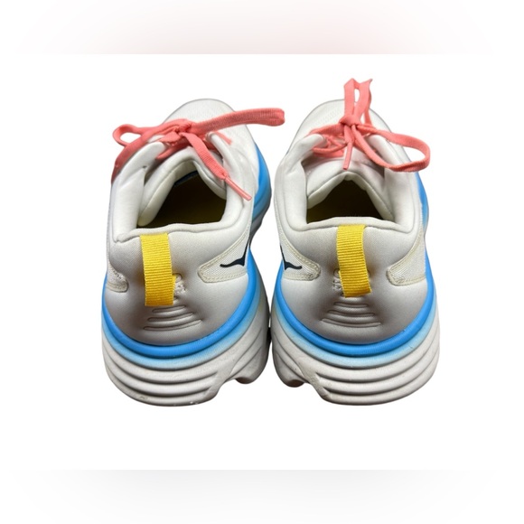 Hoka Bondi 8 Running Shoes in Blanc De Blanc/Swim Day Size 9.5 Women's - Picture 7 of 8